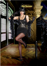Vintage-Inspired Ain't Misbehavin' Lingerie Set Fancy Dress Ups